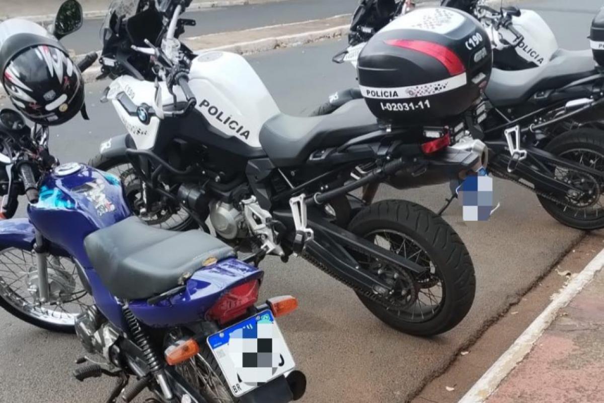 Motocicleta furtada em Rinópolis foi localizada no Jardim TV