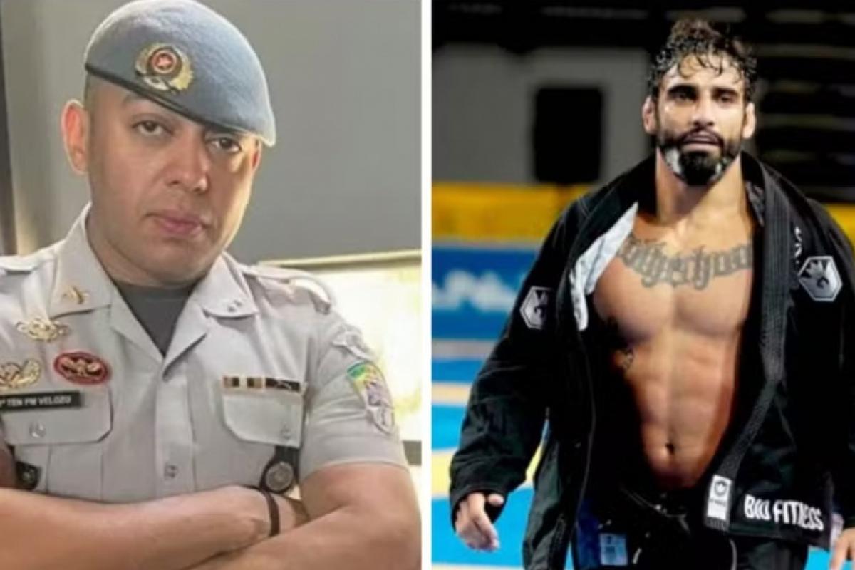 O ex-policial militar Henrique Otávio Oliveira Velozo, réu pelo assassinato do lutador Leandro Lo