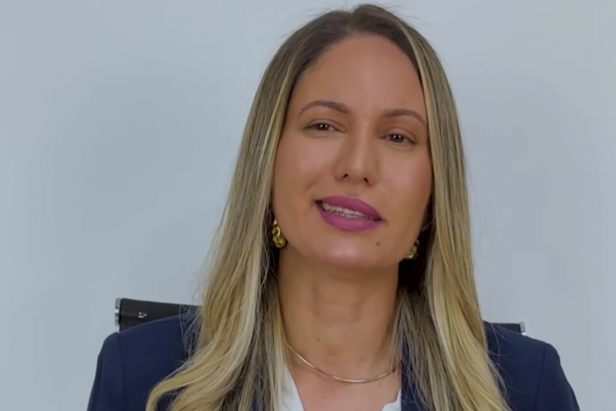 A presidente da Federação das APAEs do Estado de São Paulo, Cristiany de Castro