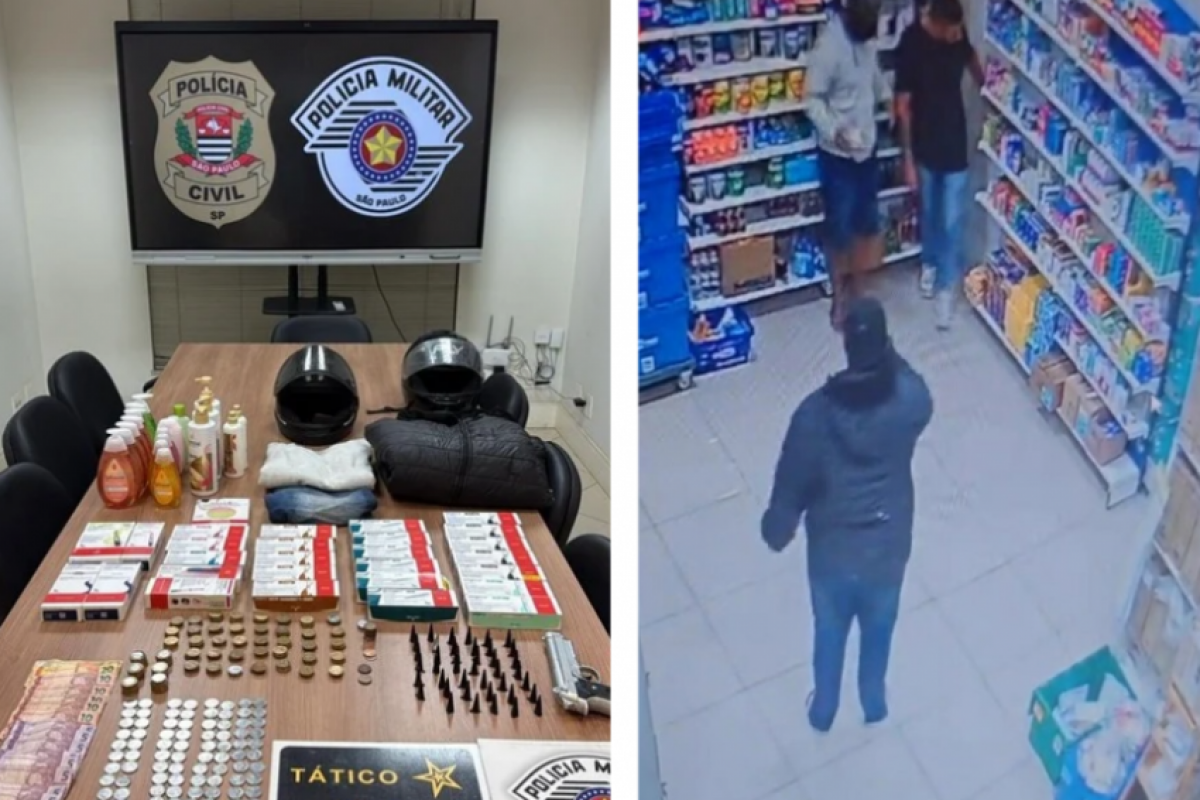 Os produtos foram apreendidos e apresentados na delegacia. 