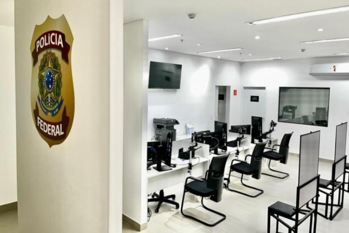 Posto de Atendimento ao Cidadão da Polícia Federal, no Franca Shopping