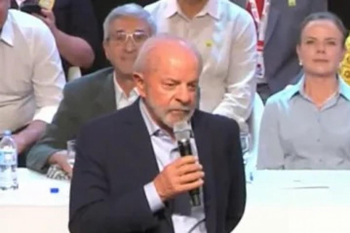 Lula discursou no 16º Congresso do PC do B