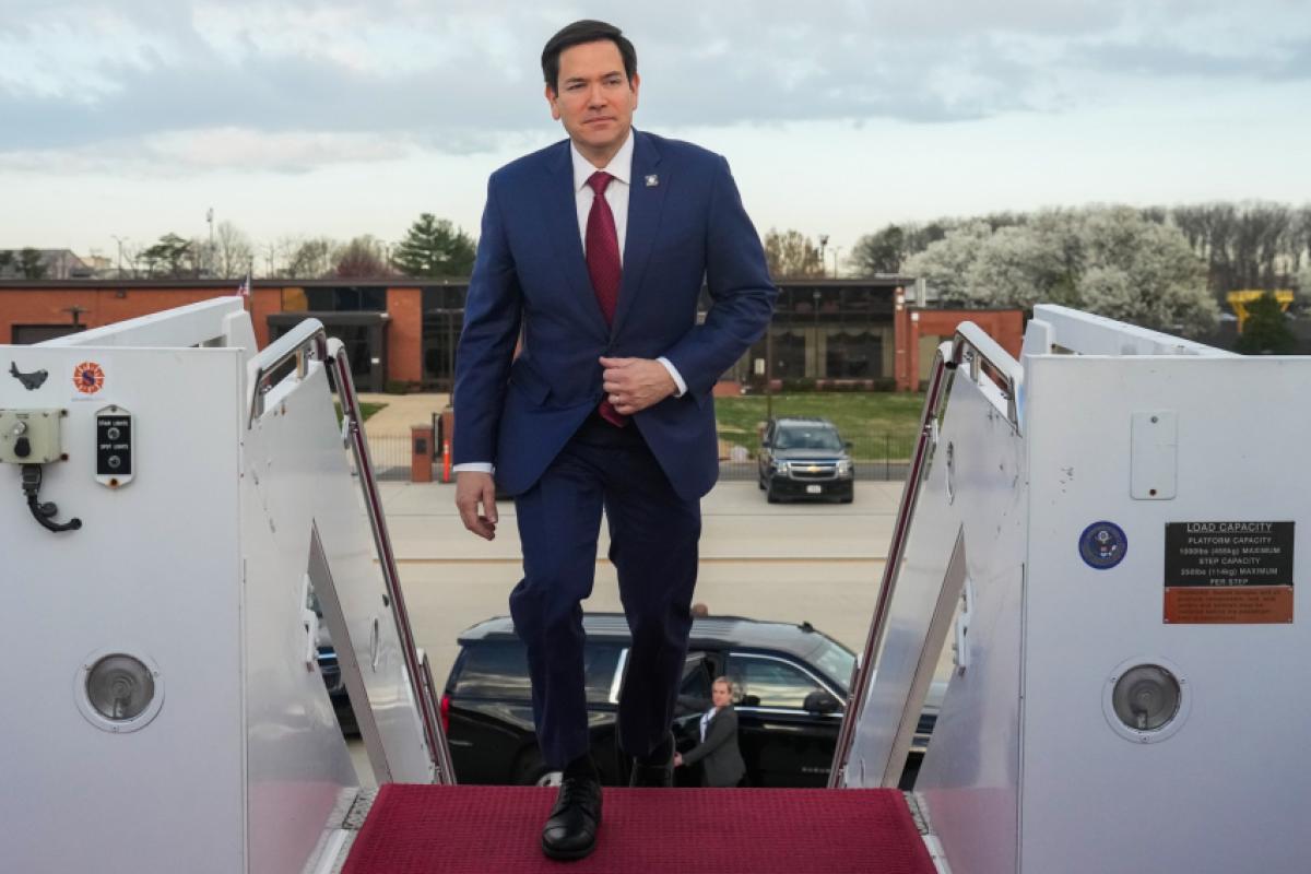 O secretário de Estado norte-americano, Marco Rubio