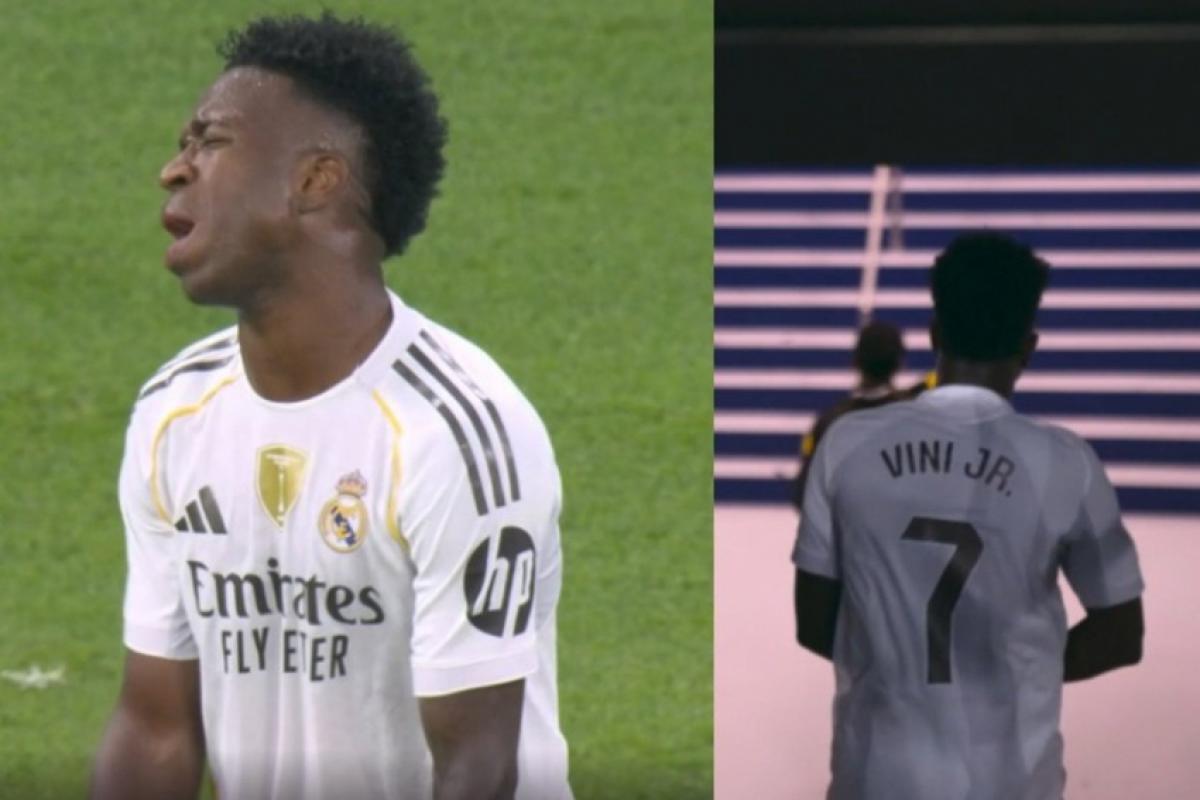 Vinícius Júnior 'explodiu' ao ser substituído