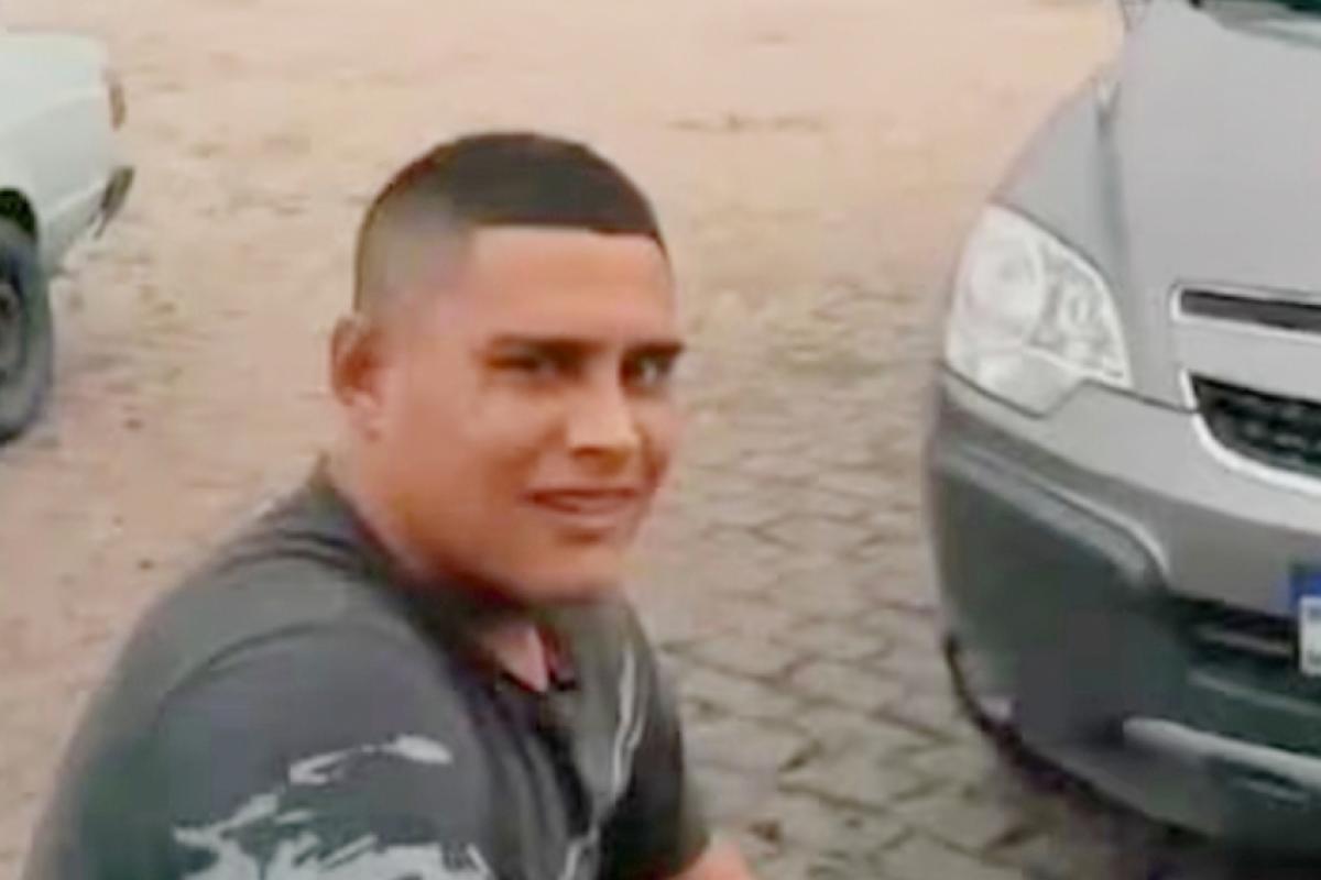 Luiz Carlos Cagnotto, de 25 anos morreu após levar um tiro no tórax. 