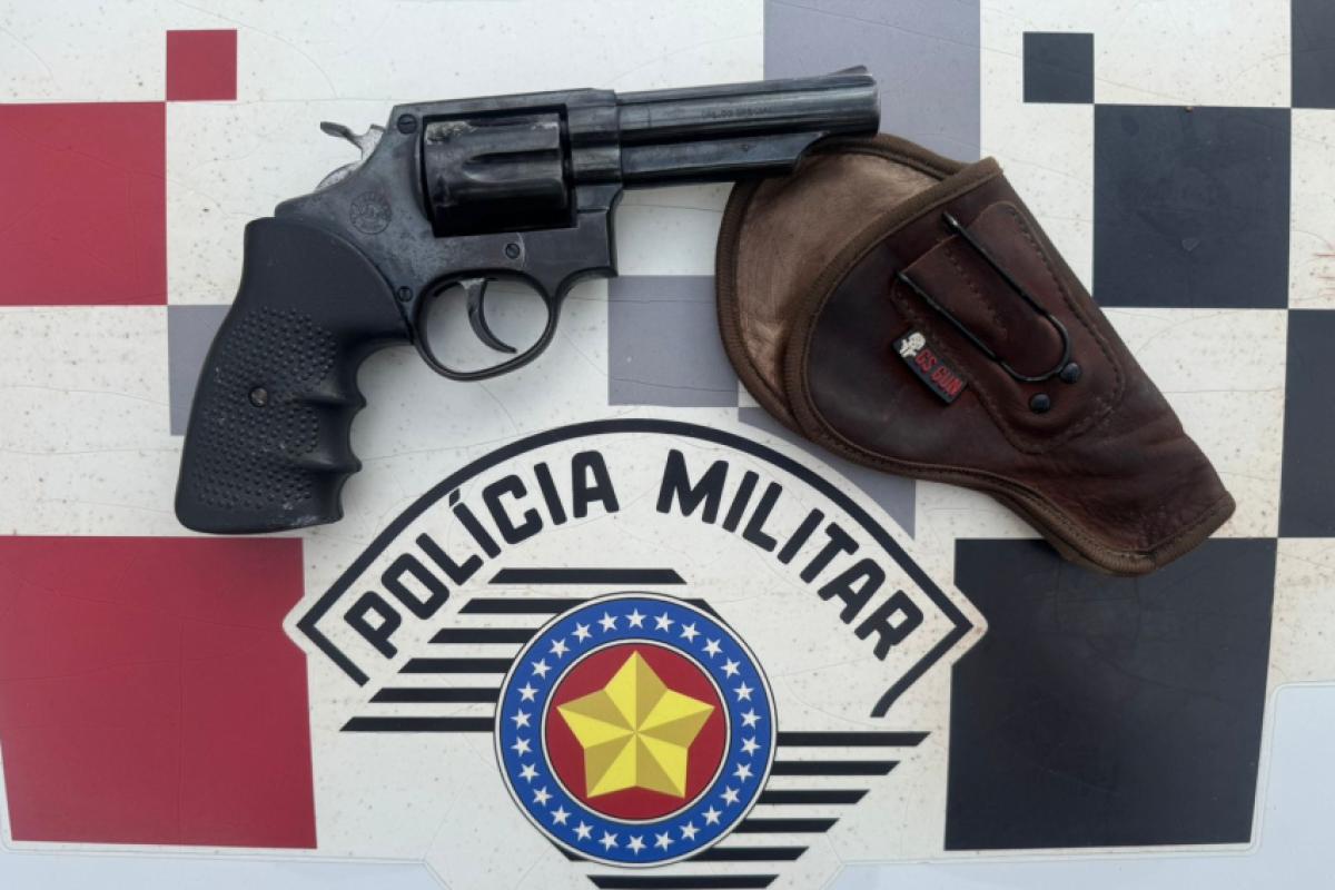 Arma encontrada no bairro Beira Rio em Guaratinguetá