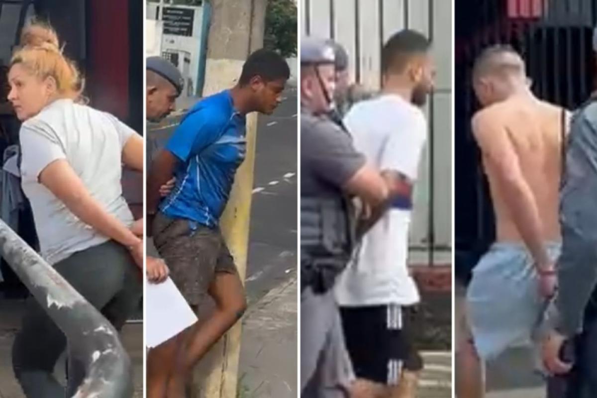 Presos foram levados para a CPJ (Central de Polícia Judiciária) de Franca