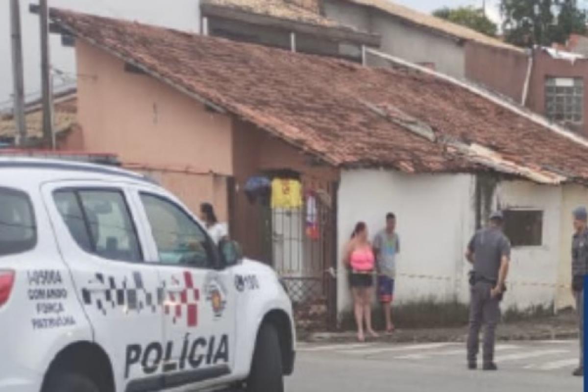 Local do crime em Taubaté