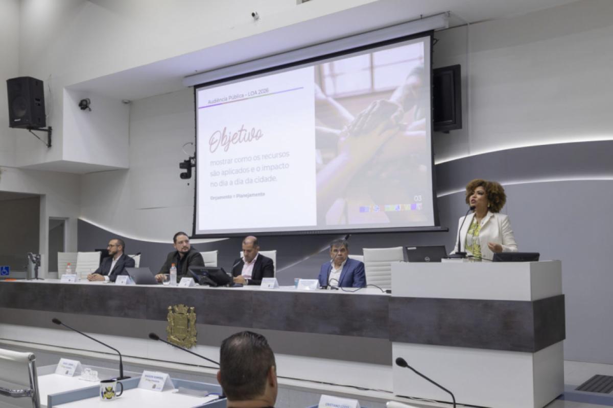 Com linguagem acessível e didática, foram apresentadas projeções para cada área do município