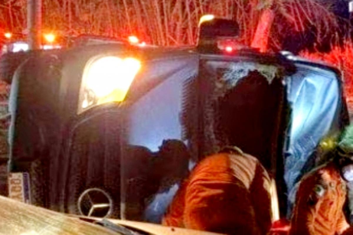 As vítimas foram socorridas e encaminhadas para hospitais de Brasília. 