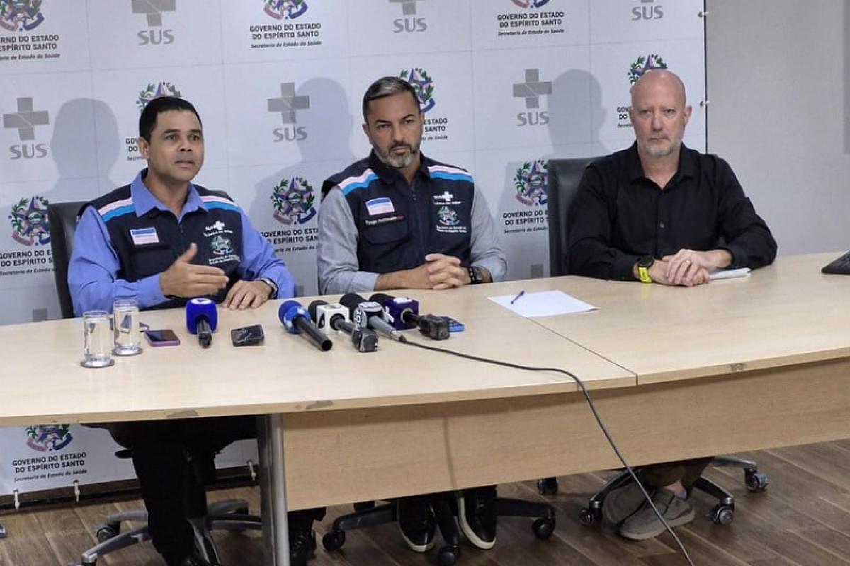 Autoridades da Saúde do Espírito Santo apresentou o resultado da investigac?a?o sobre o surto no Hospital Santa Rita