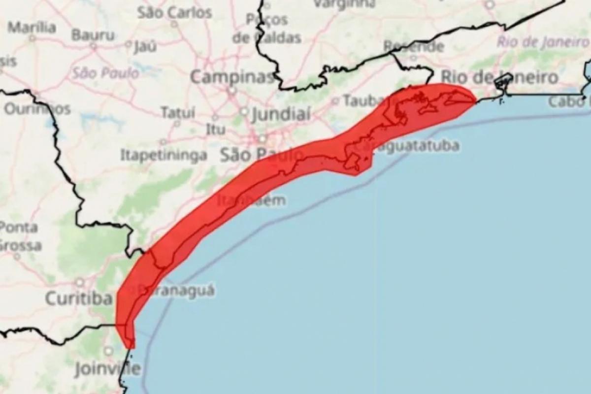 Tempestade intensa atinge RJ, SP, PR e SC com chuva, ventos e granizo