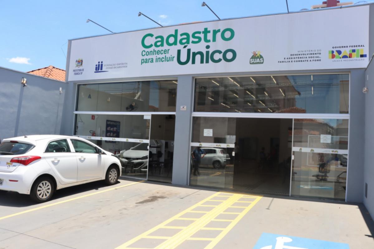 Sede do CadÚnico no Centro de Franca