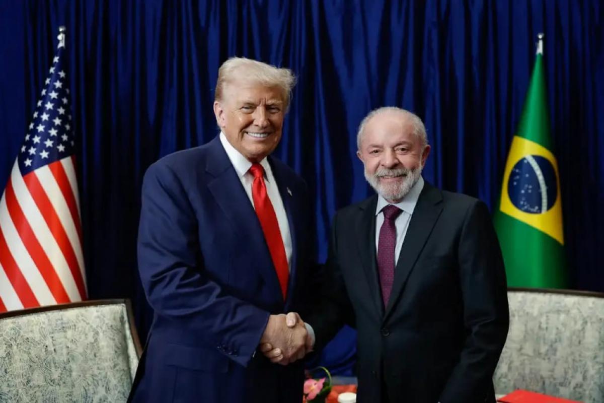 Donald Trump e Lula da Silva