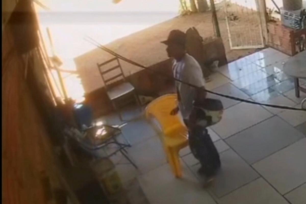 Criminoso flagrado durante furto a sítio em Cristais Paulista