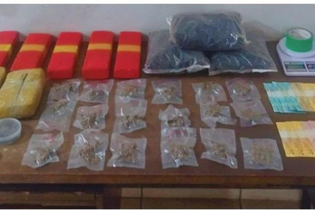 Suspeito foi detido no Parque das Nações com mais de 6 kg de entorpecentes, dinheiro e materiais usados no tráfico