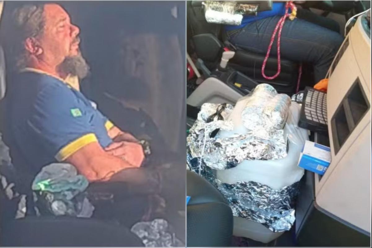 Motorista em estado de choque e o simulacro de bomba 