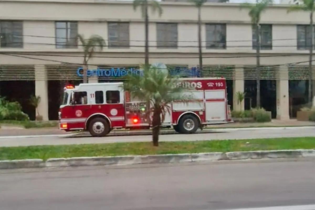 Corpo de Bombeiro atendeu a ocorrência no Jardim Aquarius