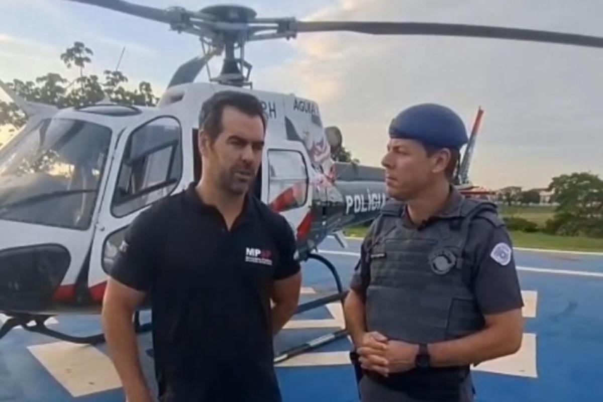 Promotor Rafael Piola e Coronel Quintino: megaoperação em Franca