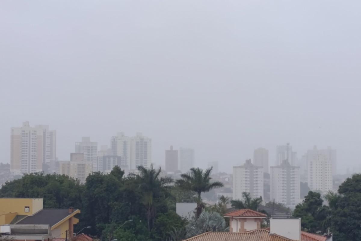 São previstos 42 milímetros em Piracicaba, com quedas nos termômetros e temperaturas máximas em 22ºC