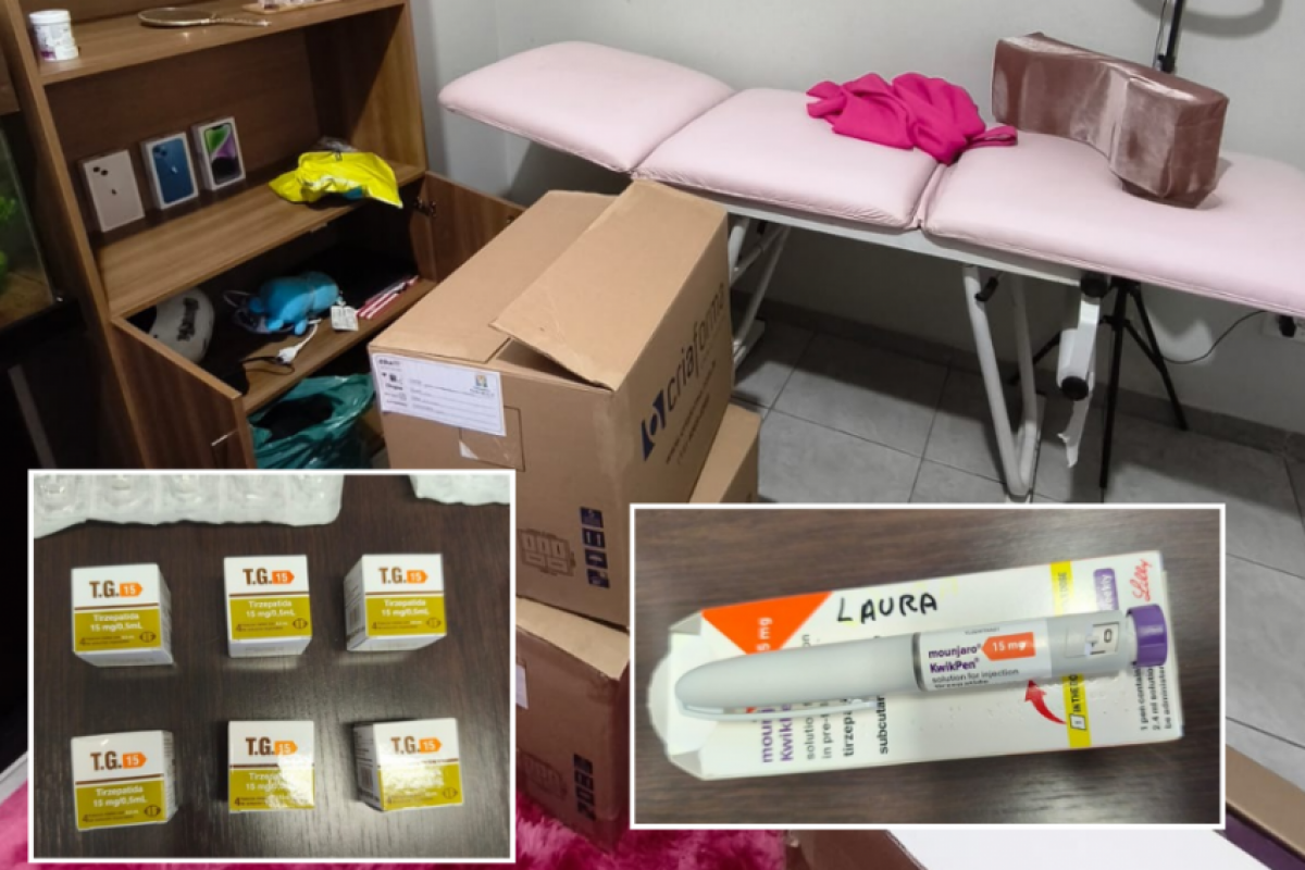 A dupla foi presa e o material apreendido durante a operação 'Agulhas Ocultas' da Polícia Civil. 