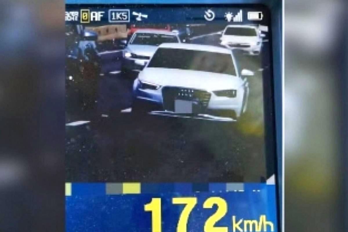 Fiscalização da Polícia Militar Rodoviária na Anhanguera flagrou veículo a 172 km/h e gerou quase 200 registros de excesso de velocidade.
