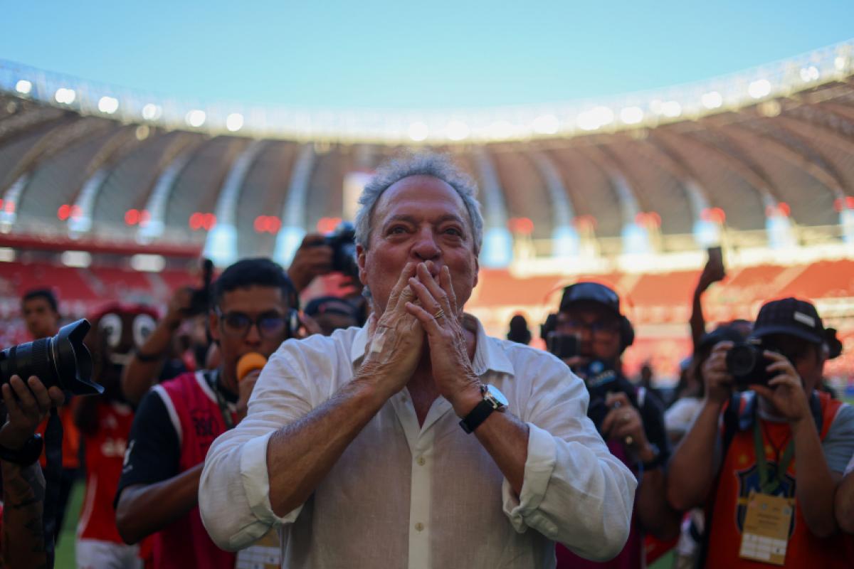 Abel Braga chegou ao Internacional no dia 30 de novembro, faltando dois jogos para o final do Brasileirão