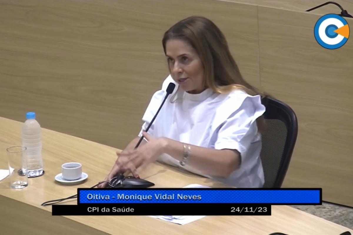 Oitiva de Monique Vidal, que foi secretária de Administração na gestão Saud, estava prevista para essa quarta-feira