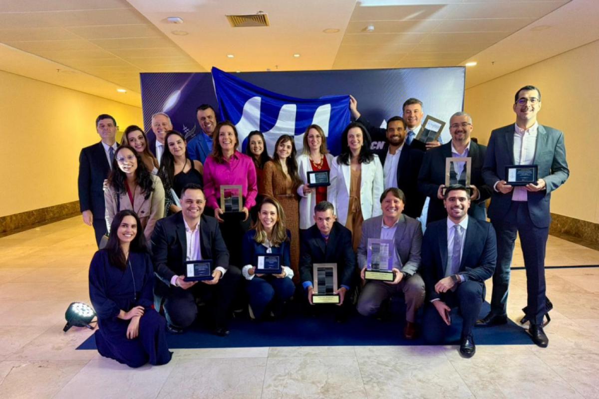 Representantes da RioSP na premiação da ANTT