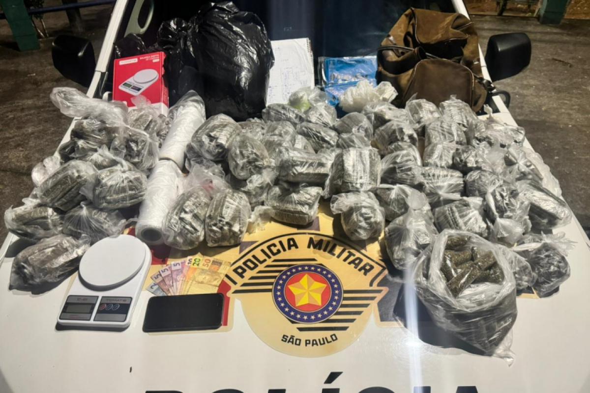 Apreensões em residência na zona sul de SJC