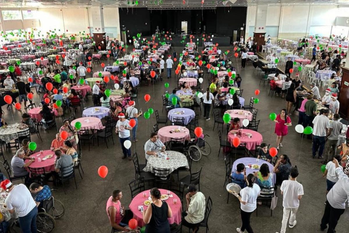 Edição passada do Almoço do Bem: 2 mil pessoas em situação de vulnerabilidade serão beneficiadas