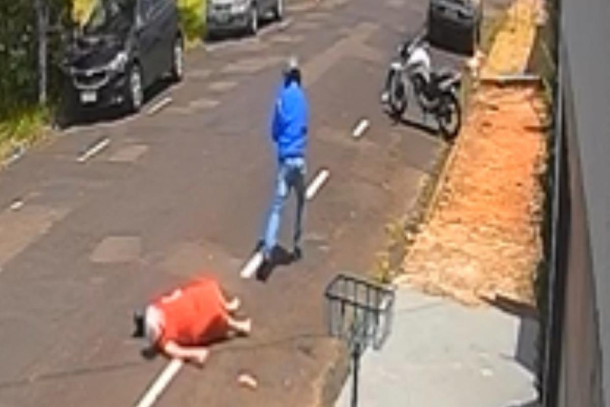 Homem roubou a idosa de forma violenta em Franca