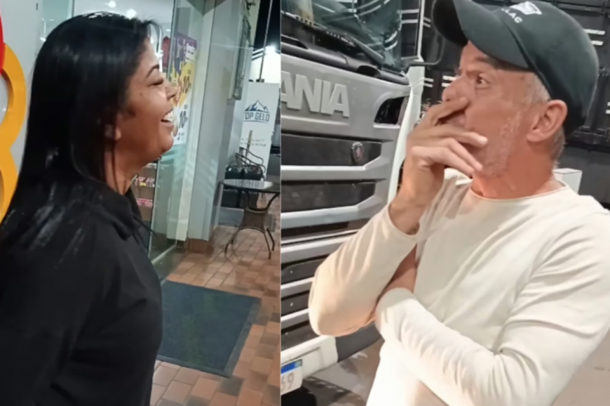 Segundo Fernanda dos Santos Bernardes, ela ficou no local por cerca de cinco minutos.