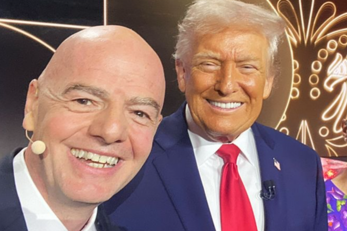 Infantino já defendera publicamente que Trump deveria receber o Nobel da Paz por sua atuação no cessar-fogo entre Israel e Hamas.