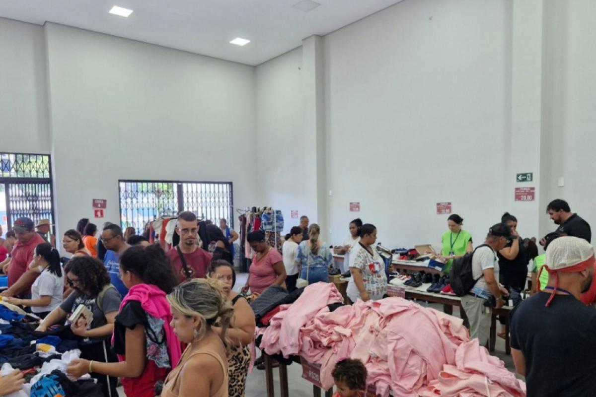 Mega Bazar acontece na avenida Nazira Aidar, 5.102, em frente à sede da Apae