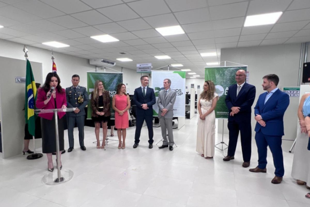 Autoridades participaram da inauguração da nova sede