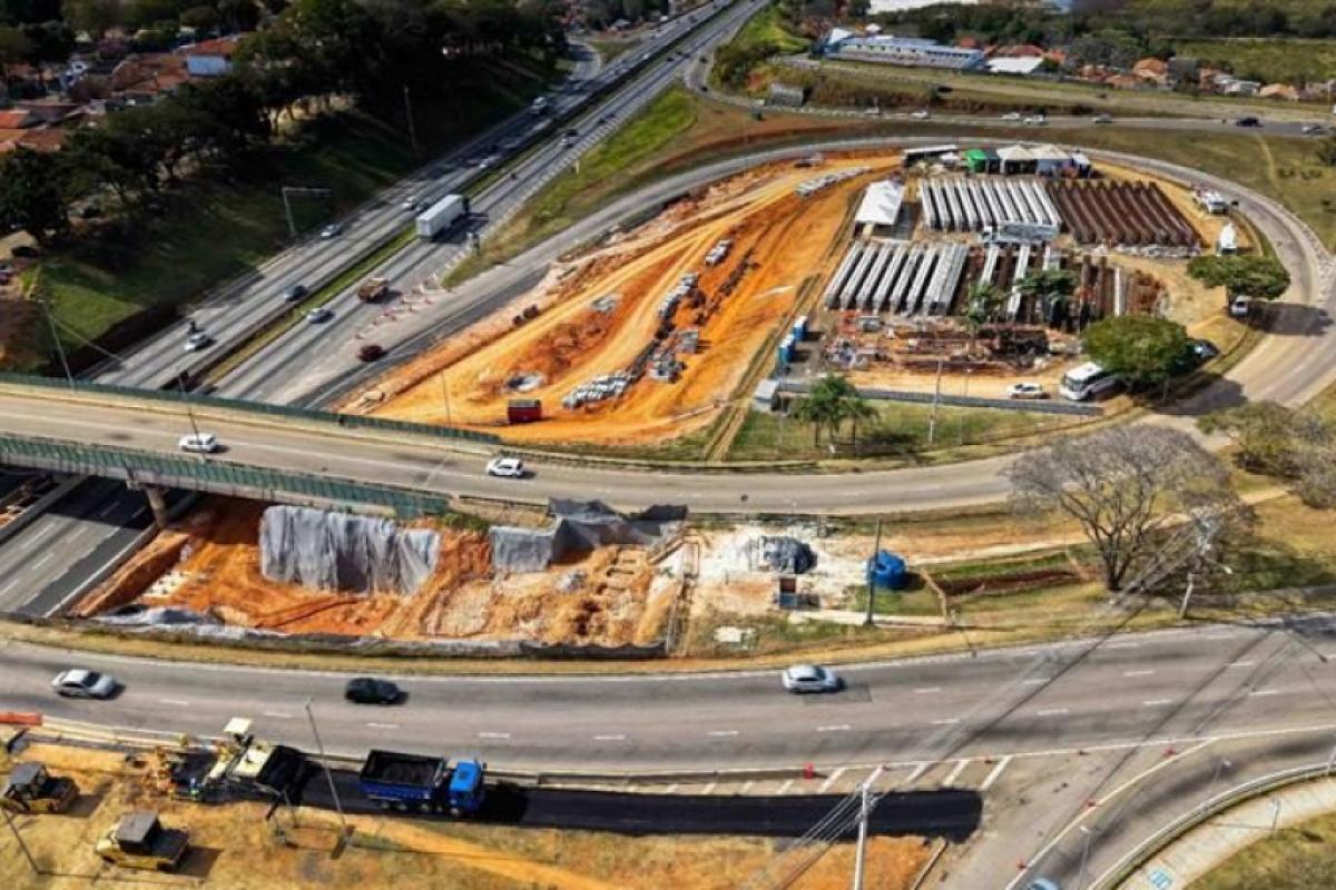 Local das obras em São José