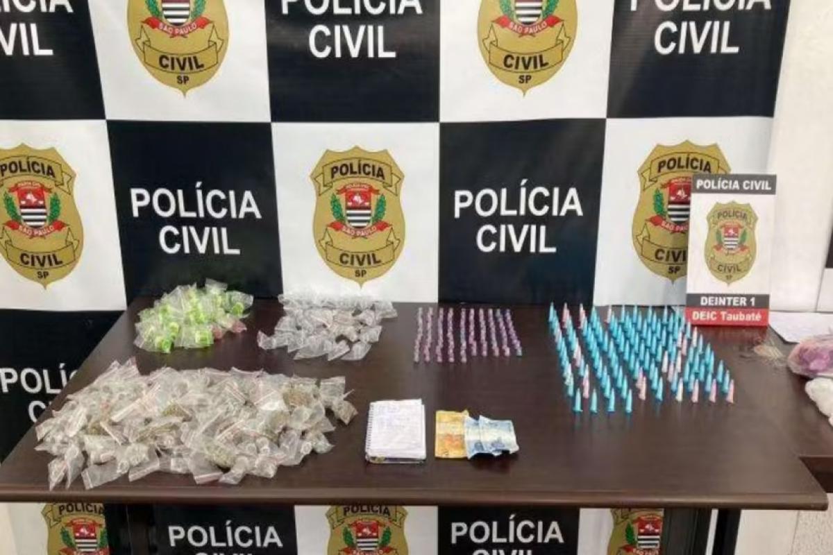 Drogas apreendidas na terceira fase da operação policial