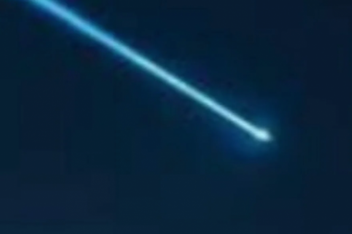 Apesar de o período de chuvas de meteoros Geminídeas estar próximo, o evento não estava previsto.