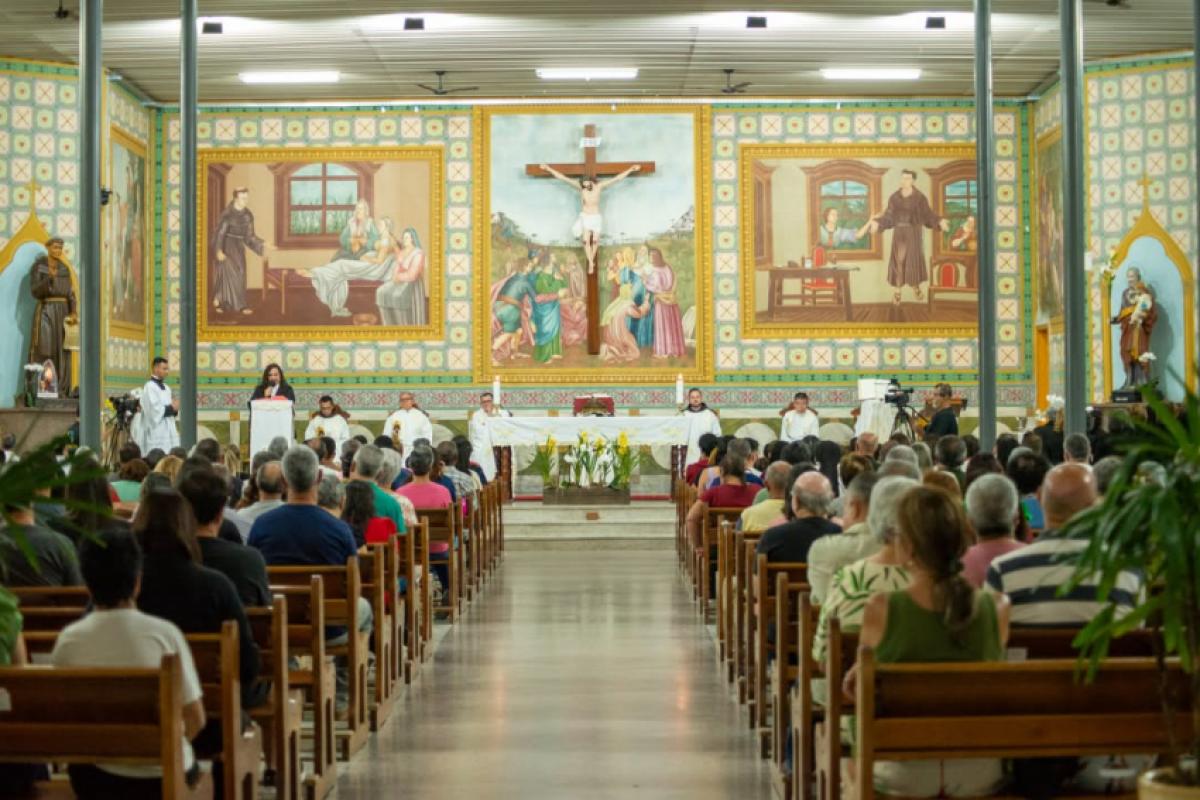 Relato do pai foi dado durante missa no Santuário de Frei Galvão