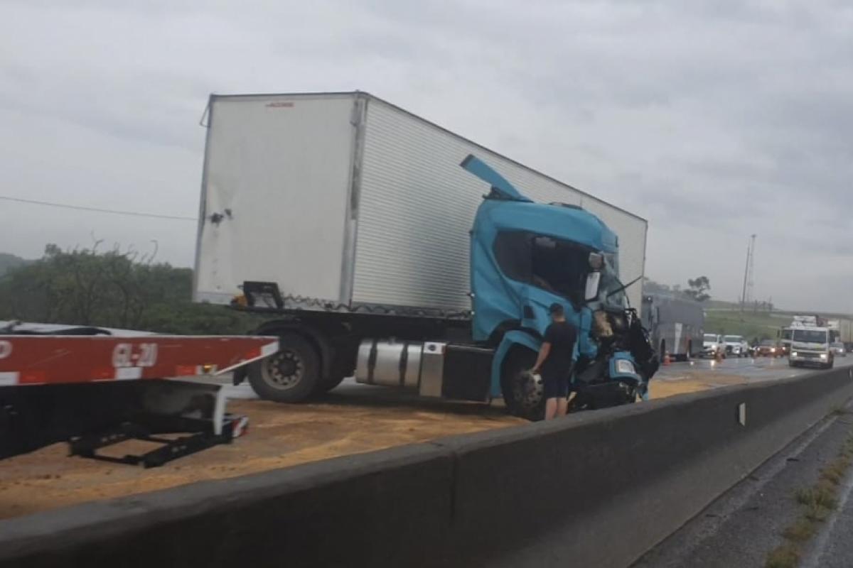 Local do acidente no Vale do Paraíba