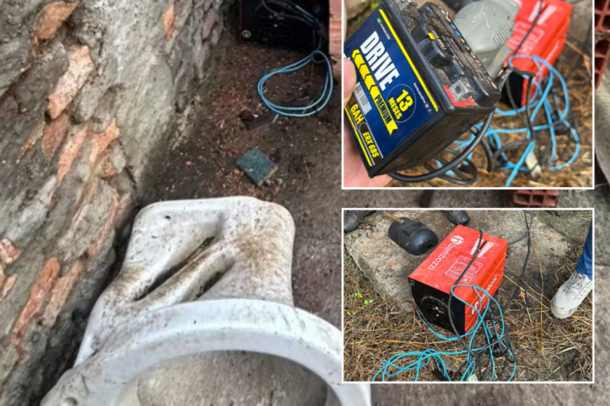 A polícia apreendeu os pertences roubados do homem assassinado em Piracicaba. 