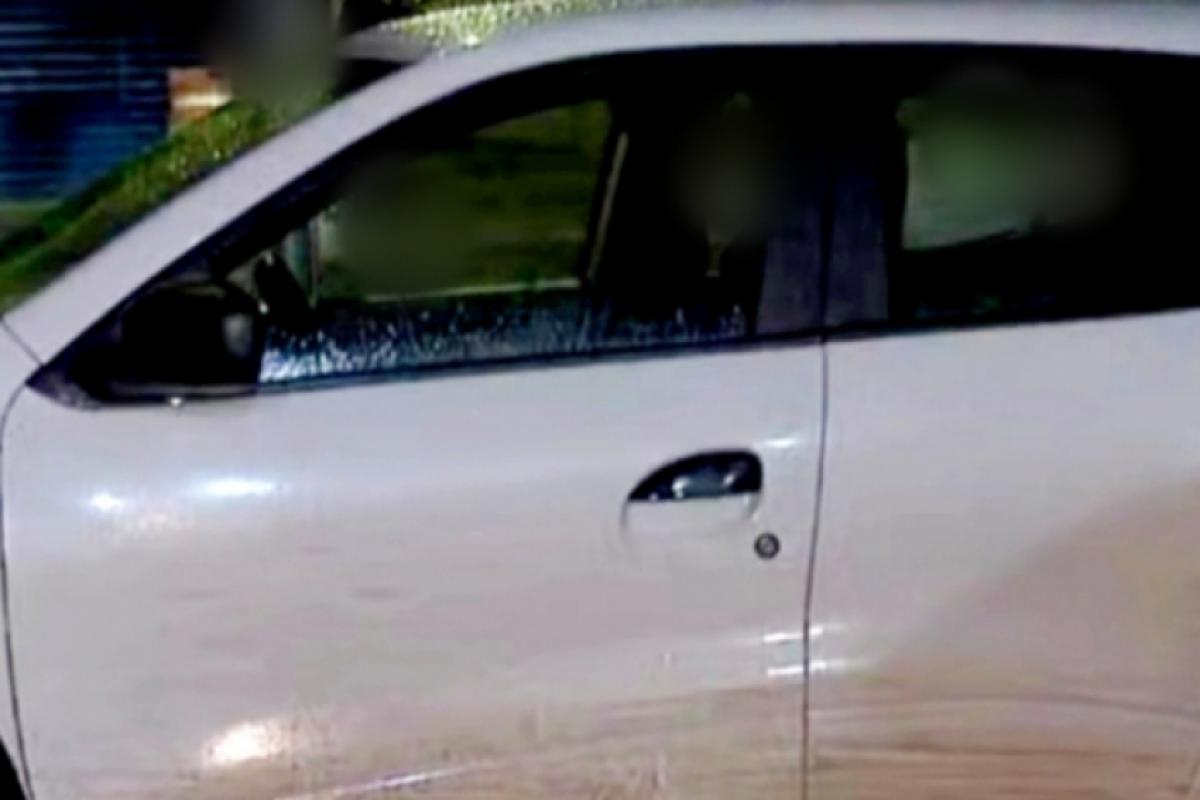 Os dois autores do latrocínio foram presos pela polícia com o carro da motorista de app. 