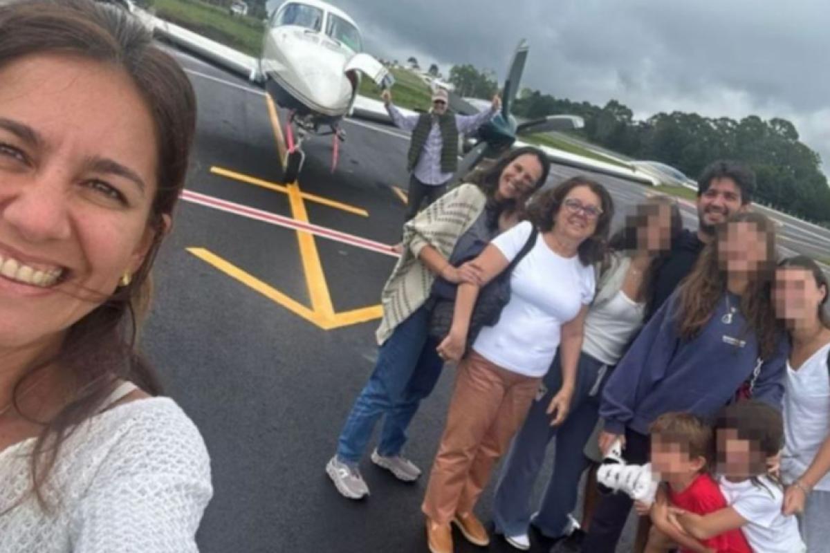 Foto de família reunida antes de acidente aéreo gera comoção