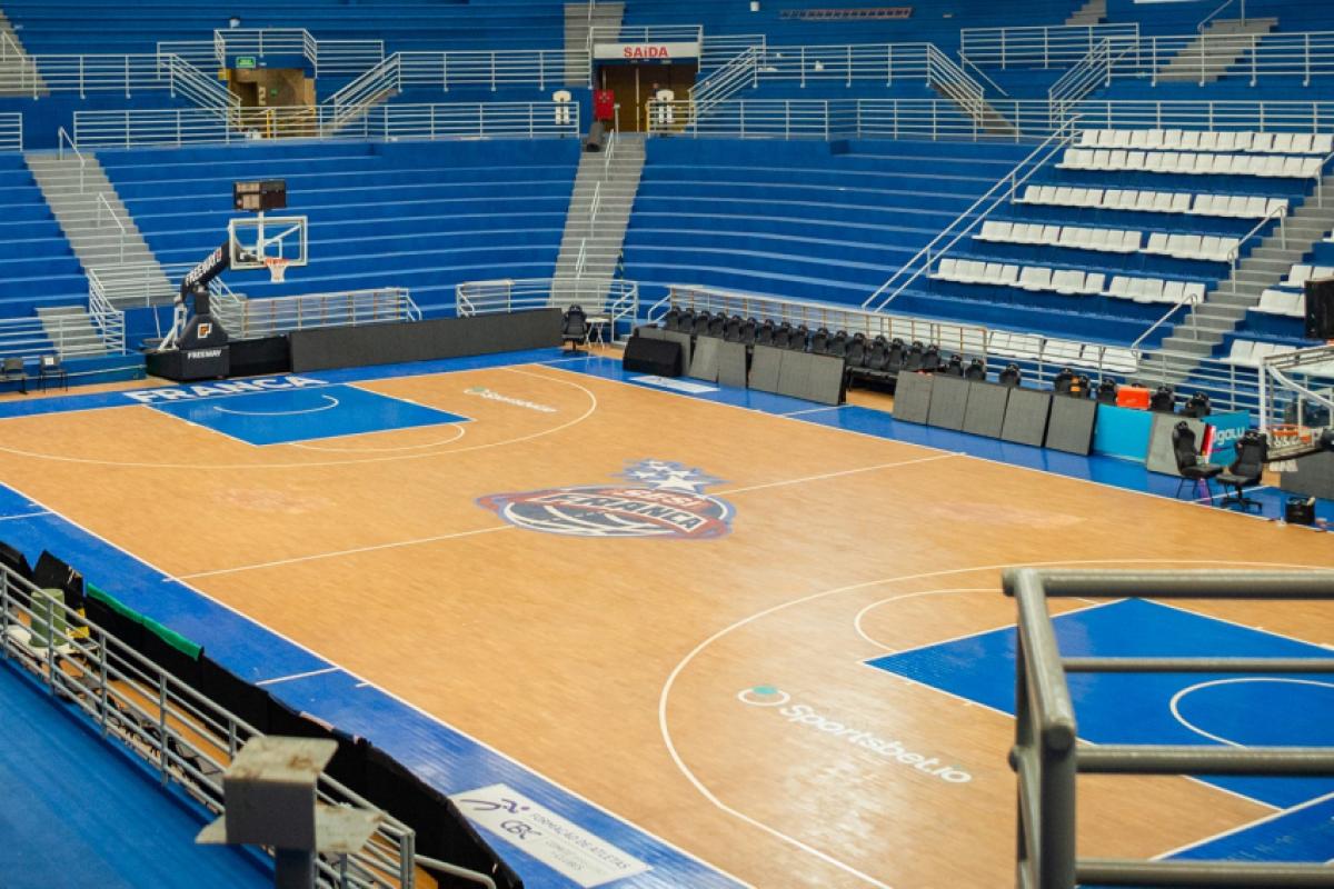 Ginásio Pedrocão, onde acontecerão os testes