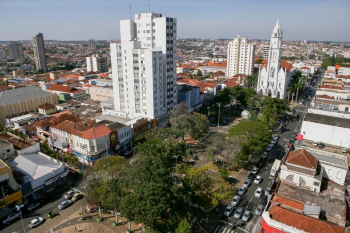 Centro de Franca visto do alto