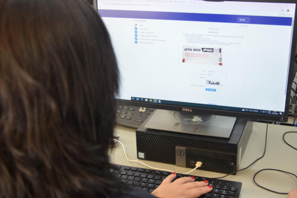 Site da Prefeitura, onde se emite o IPTU 