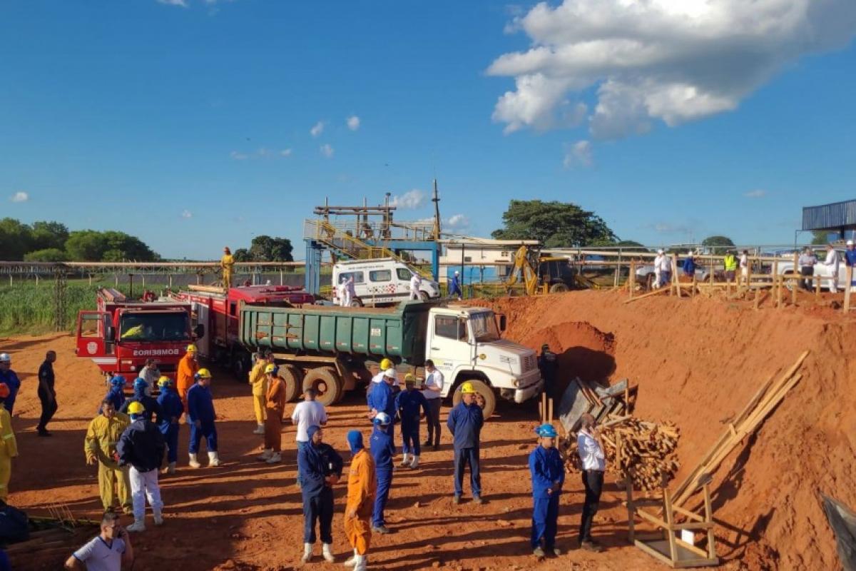 Local onde ocorreu o acidente; as identidades das vítimas, que chegaram a ser encaminhadas ao Hospital Geral de Promissão, não foram divulgadas