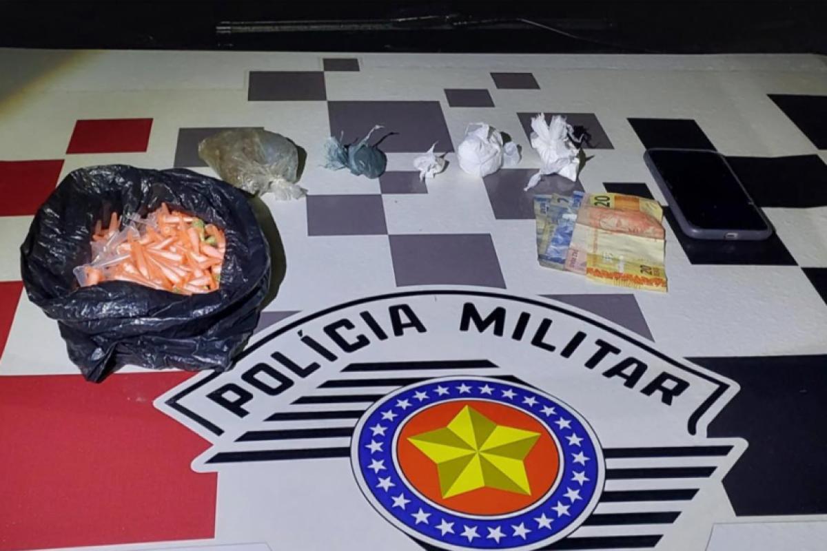 Drogas apreendidas em Cruzeiro