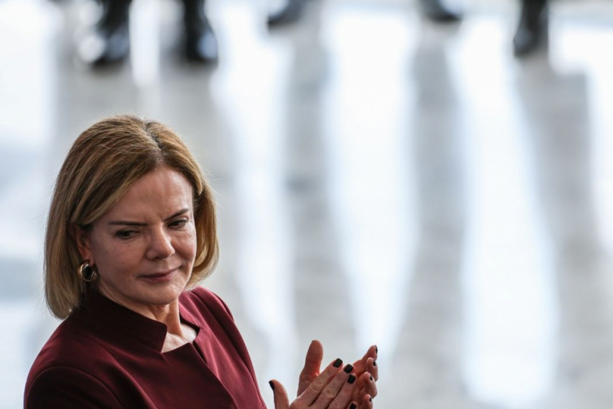 A ministra das Relações Institucionais, Gleisi Hoffmann